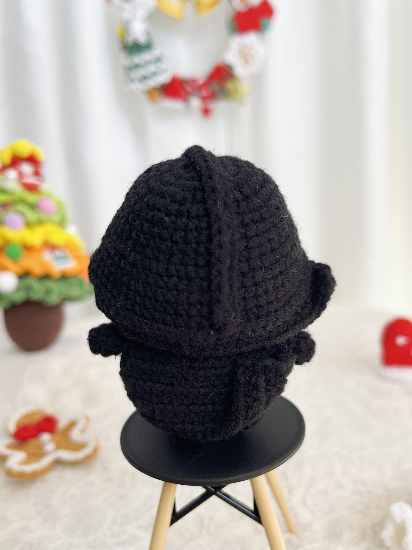 Yoda | Star Wars| Handmade Crochet Baby Yoda | Mandalorian | Darth Vader Amigurumi doll Plushies Christmas Thanksgiving Birthday Gift Office Decor Gift for Family Girlfriend Kids Girl Friends Keychain