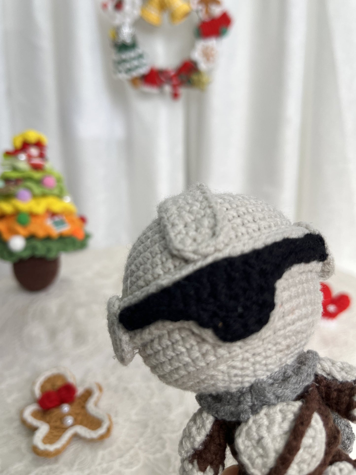 Yoda | Star Wars| Handmade Crochet Baby Yoda | Mandalorian | Darth Vader Amigurumi doll Plushies Christmas Thanksgiving Birthday Gift Office Decor Gift for Family Girlfriend Kids Girl Friends Keychain