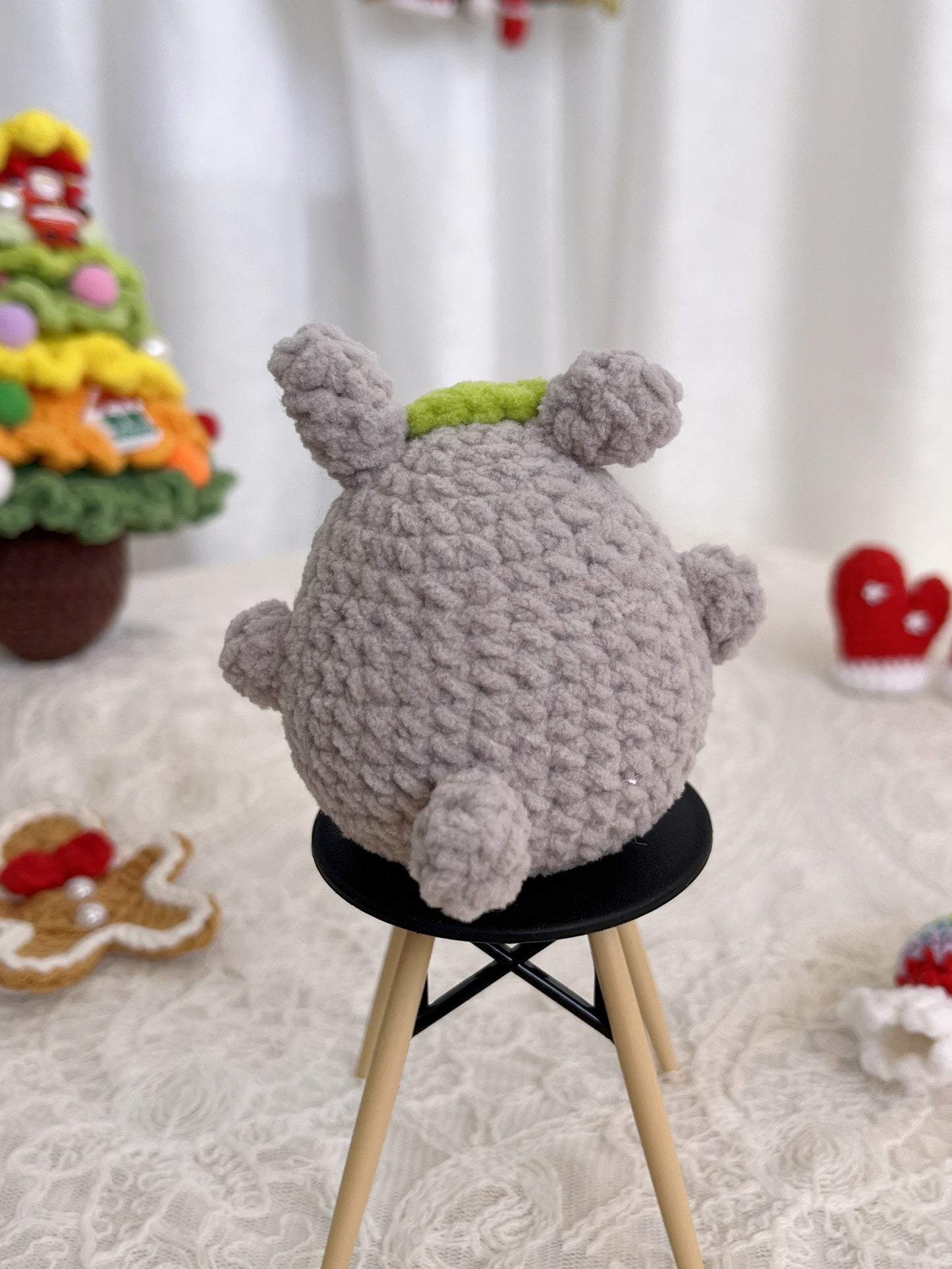 Totoro | Handmade Crochet Spirited Away Amigurumi doll Plushies Christmas Thanksgiving Birthday Gift Office Decor Gift for Family Girlfriend Kids Girl Friends Keychain