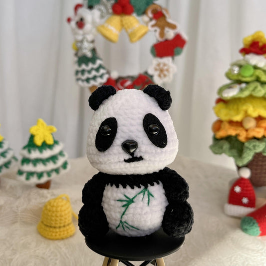 Panda| Handmade Crochet Panda Amigurumi doll Plushies Christmas Thanksgiving Gift Decor Gift for Family Friends Keychain