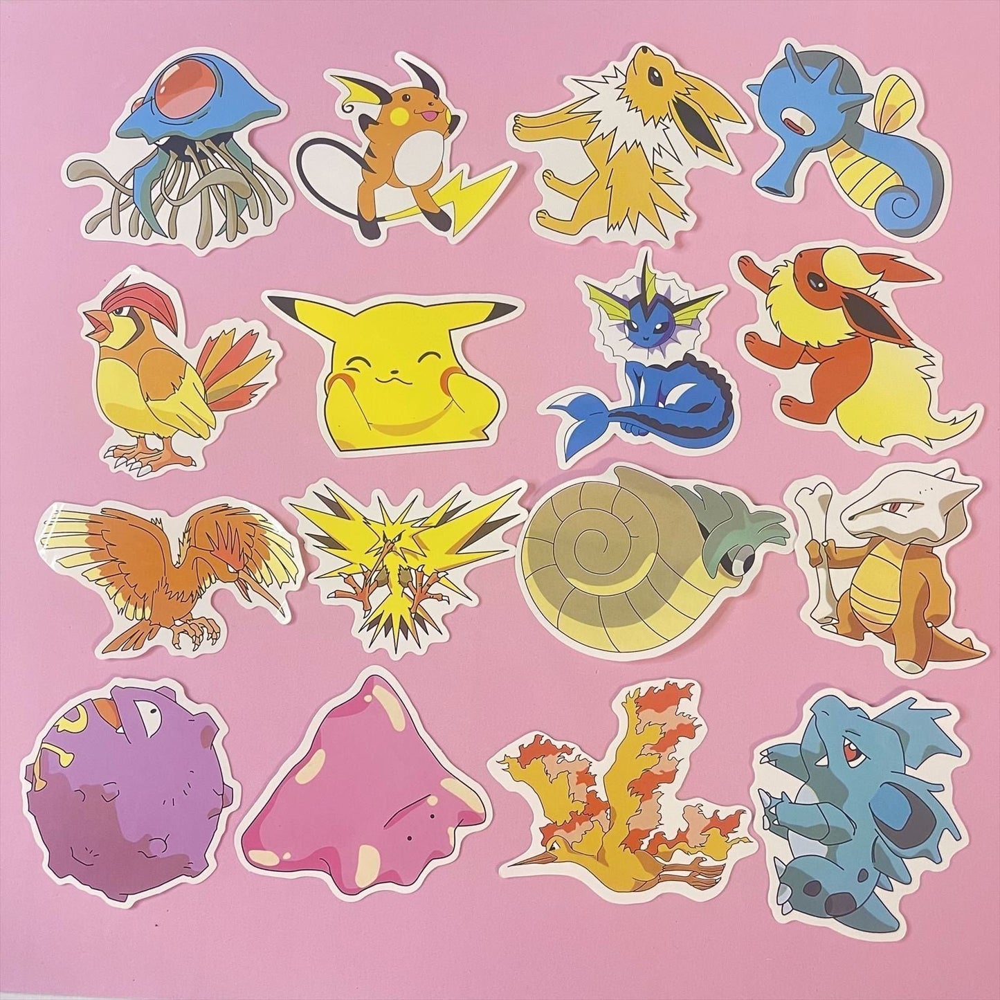 80 Pcs Pokémon Pikachu Pocket Monsters Stickers Nintendo Games for Laptop A10M