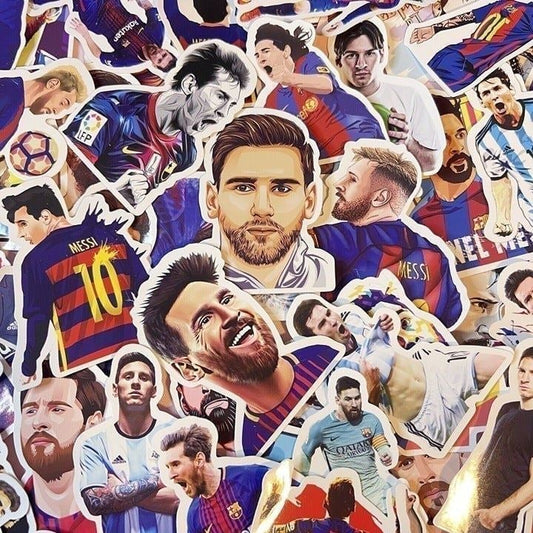 50 Pcs Leo Lionel Messi Argentine soccer player FIFA Stickers for Laptop B07S