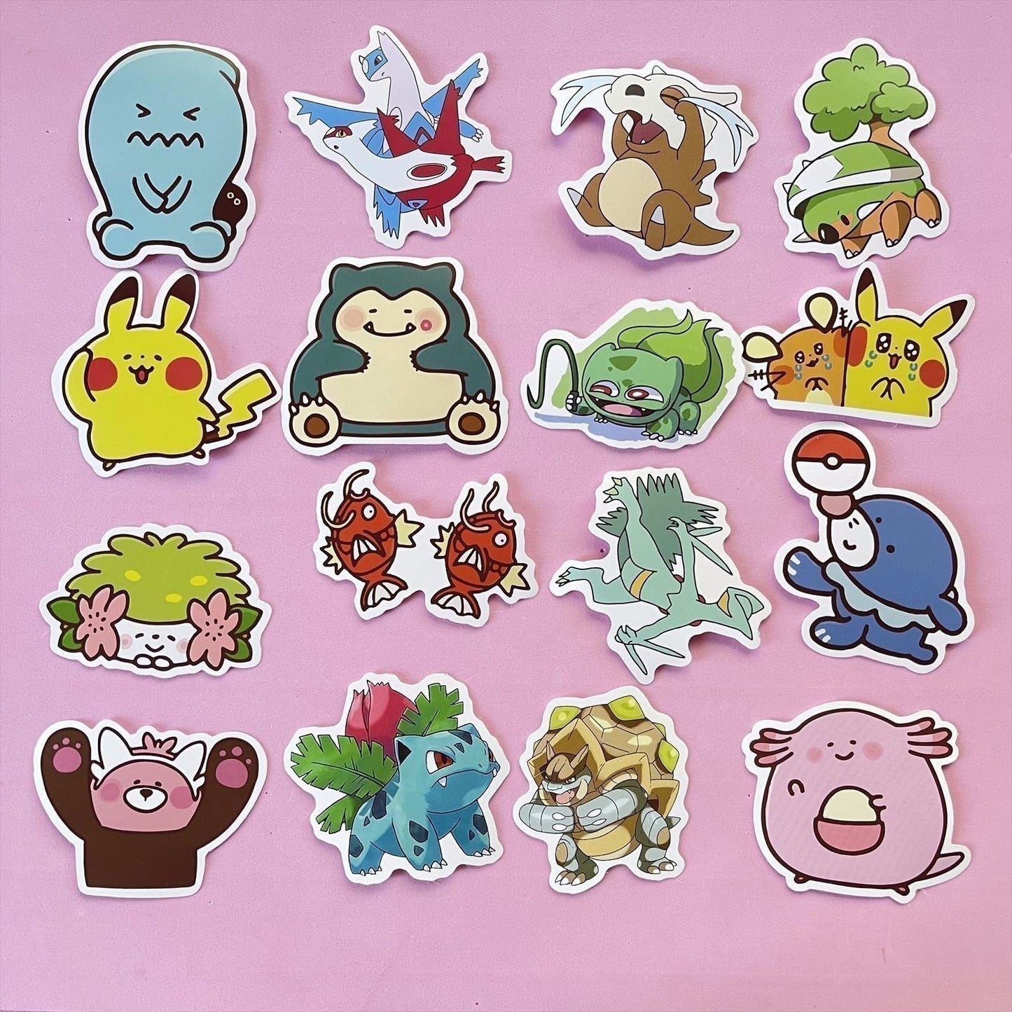 50 Pcs Pokémon Pikachu Pocket Monsters Stickers Nintendo Games for Laptop A16S