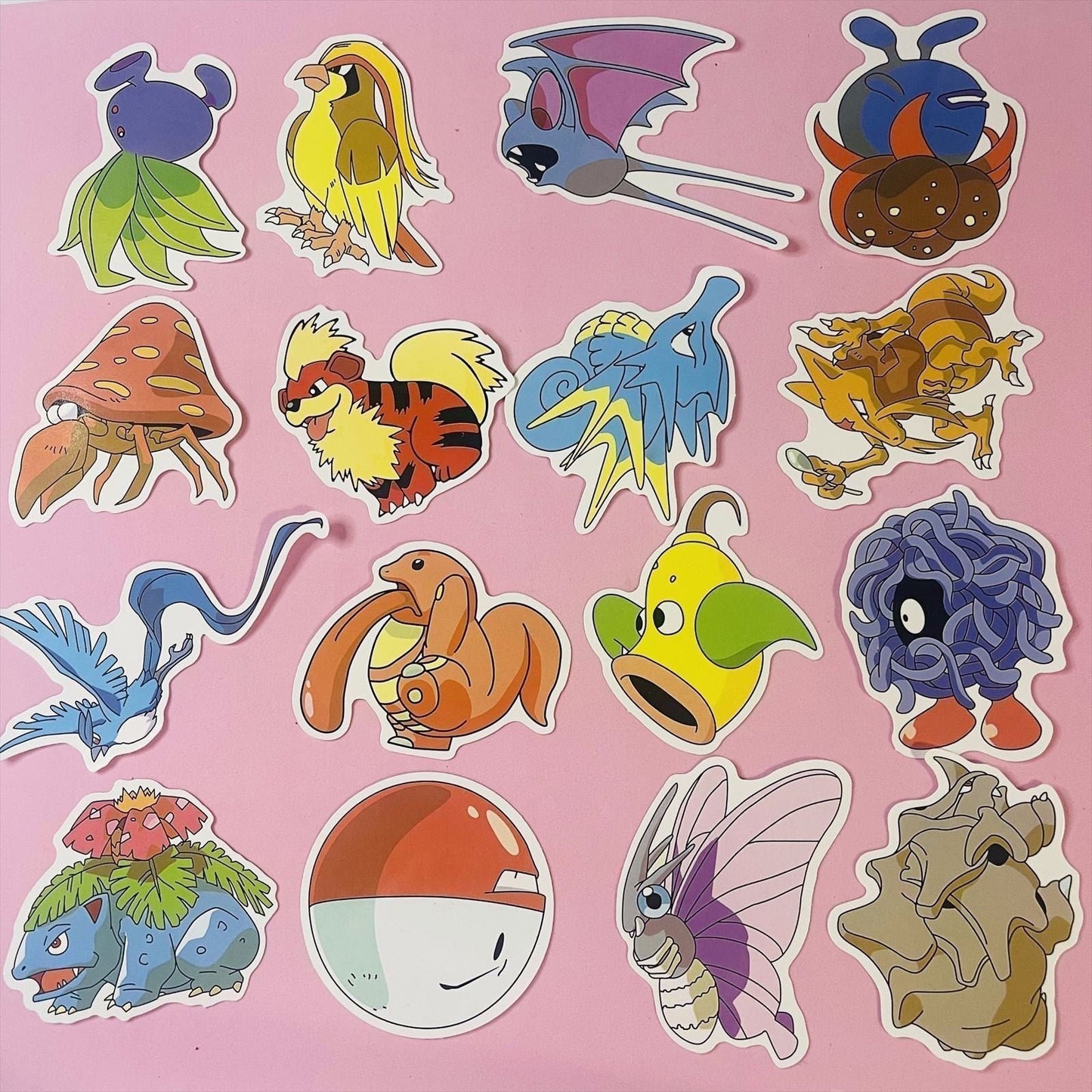 80 Pcs Pokémon Pikachu Pocket Monsters Stickers Nintendo Games for Laptop A10M