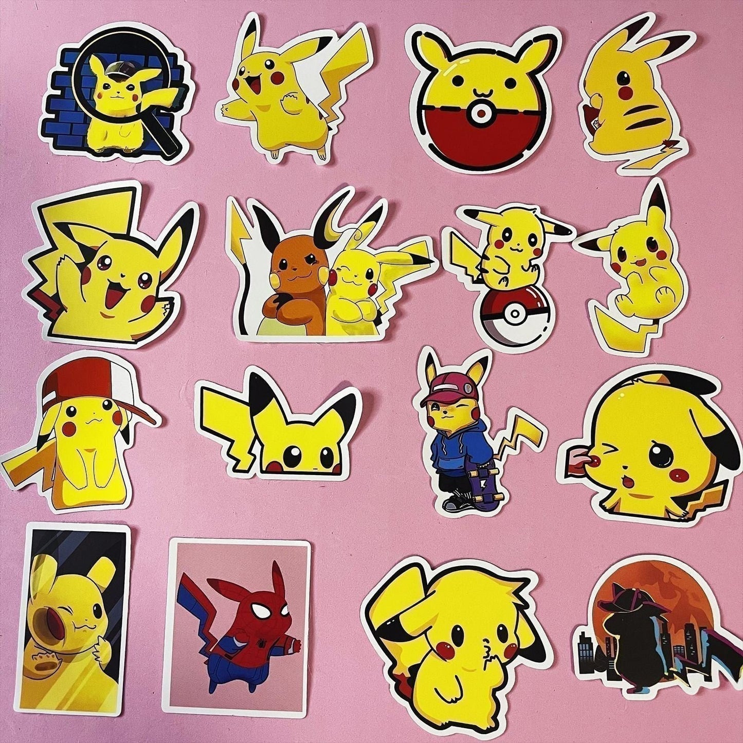 50 Pcs Pokémon Pikachu Pocket Monsters Stickers Nintendo Games for Laptop A11S