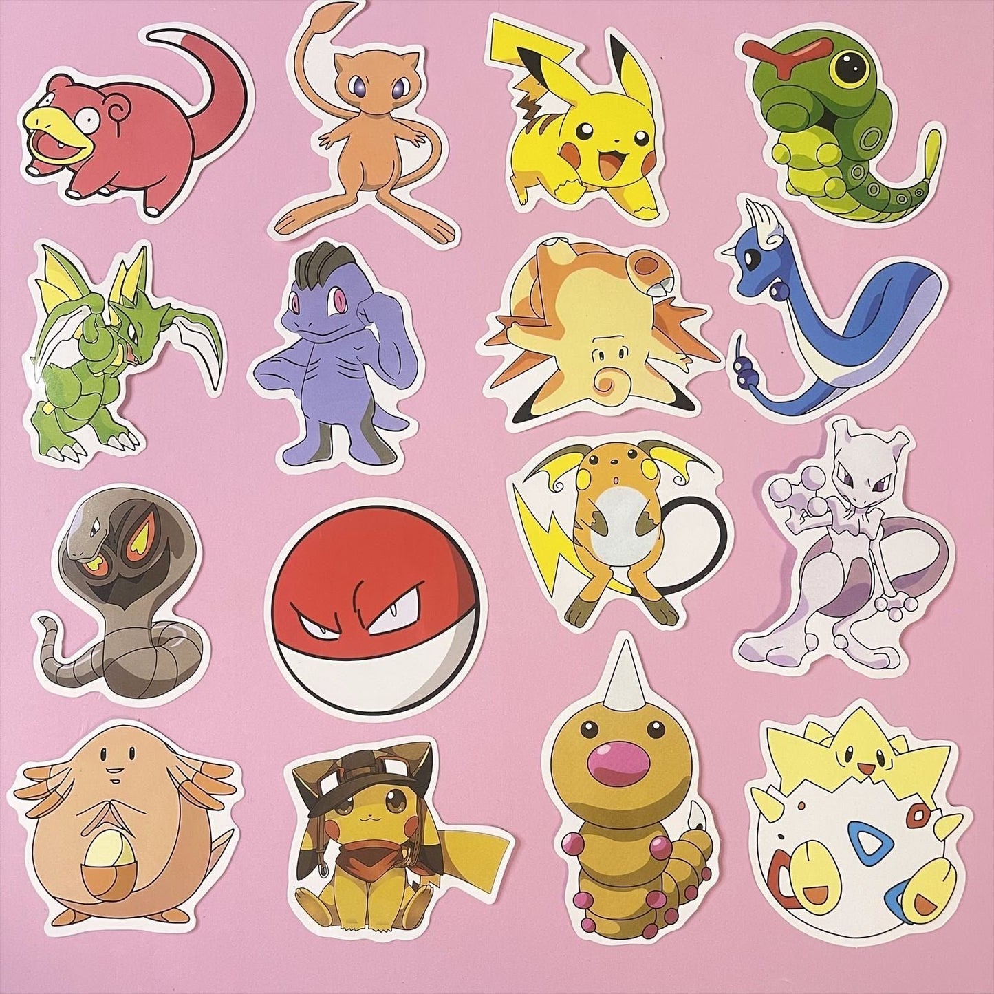 80 Pcs Pokémon Pikachu Pocket Monsters Stickers Nintendo Games for Laptop A09M