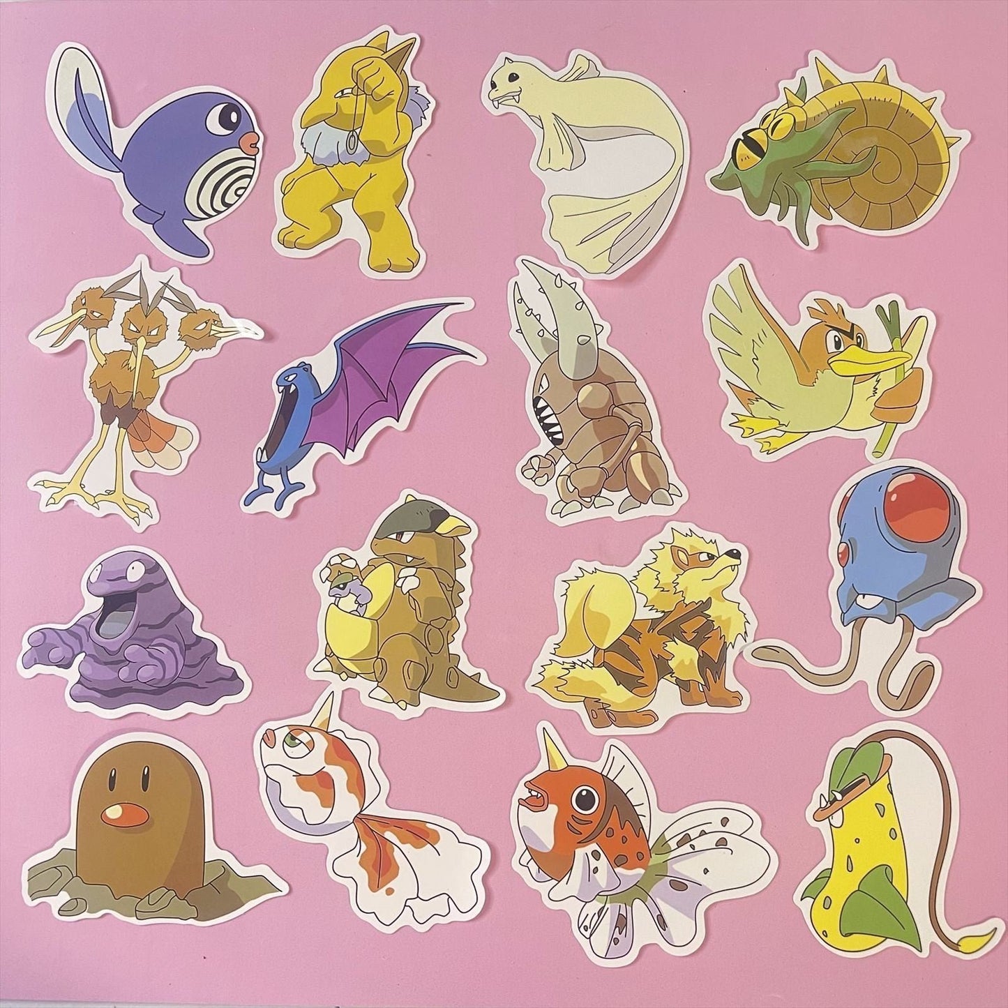 80 Pcs Pokémon Pikachu Pocket Monsters Stickers Nintendo Games for Laptop A10M